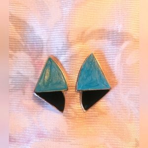 Women's Torquoise Geometric Earrings